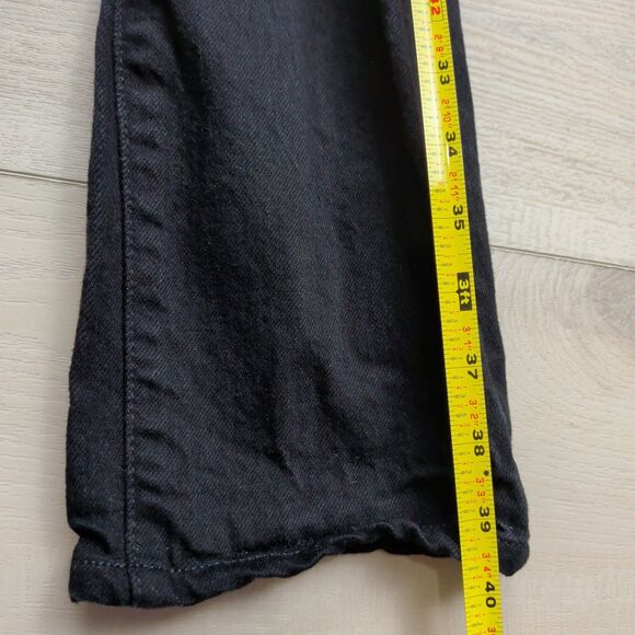 Buck Mason Jeans Mens 28x31 Black Maverick Slim Fit Japanese Denim Button Fly - Picture 9 of 11